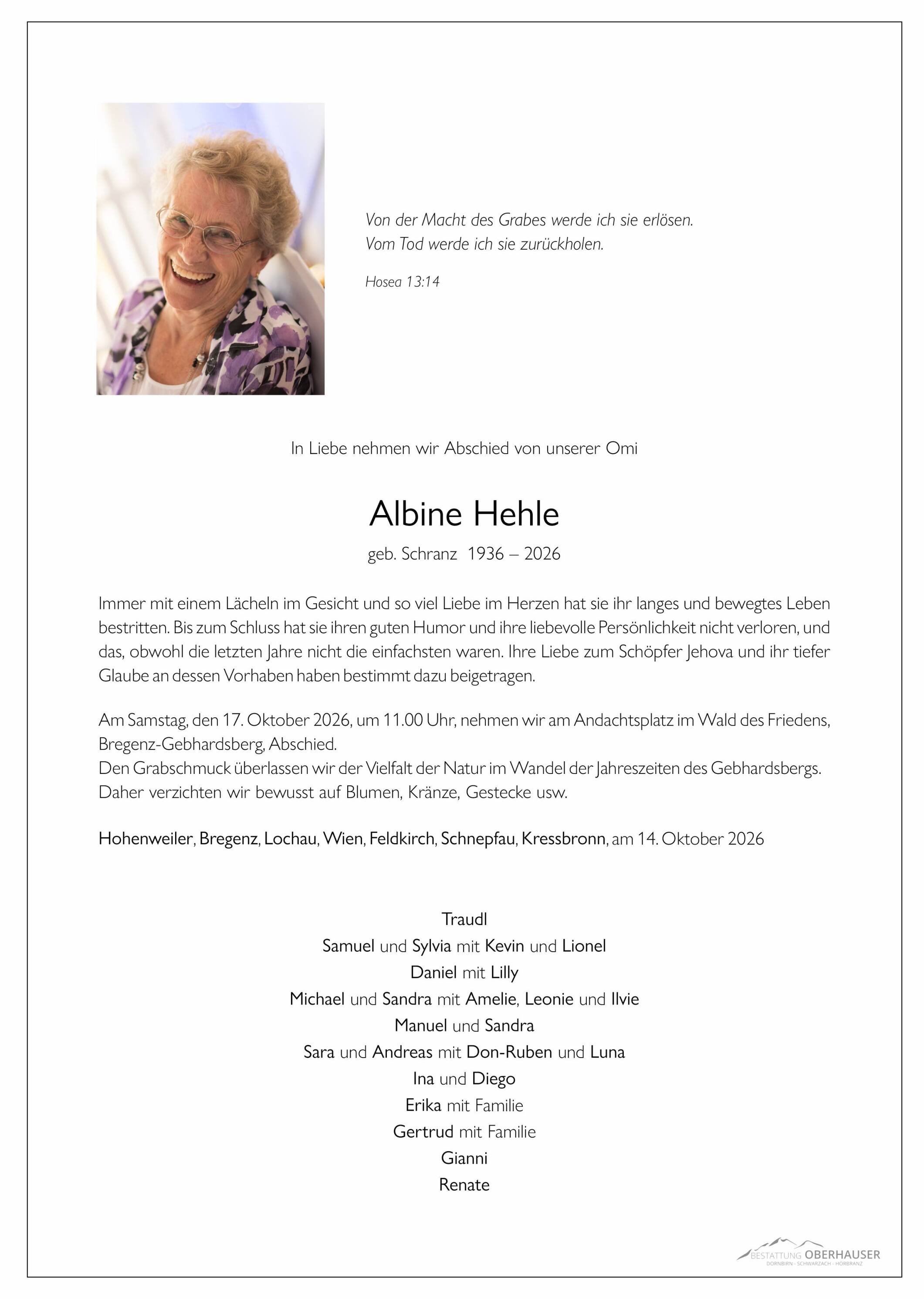 Albine  Hehle